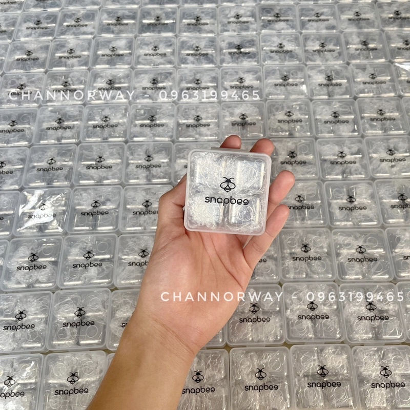 Đá Lạnh Vĩnh Cửu Inox 304 Cao Cấp Snapbee Hộp 4 Viên 🧊