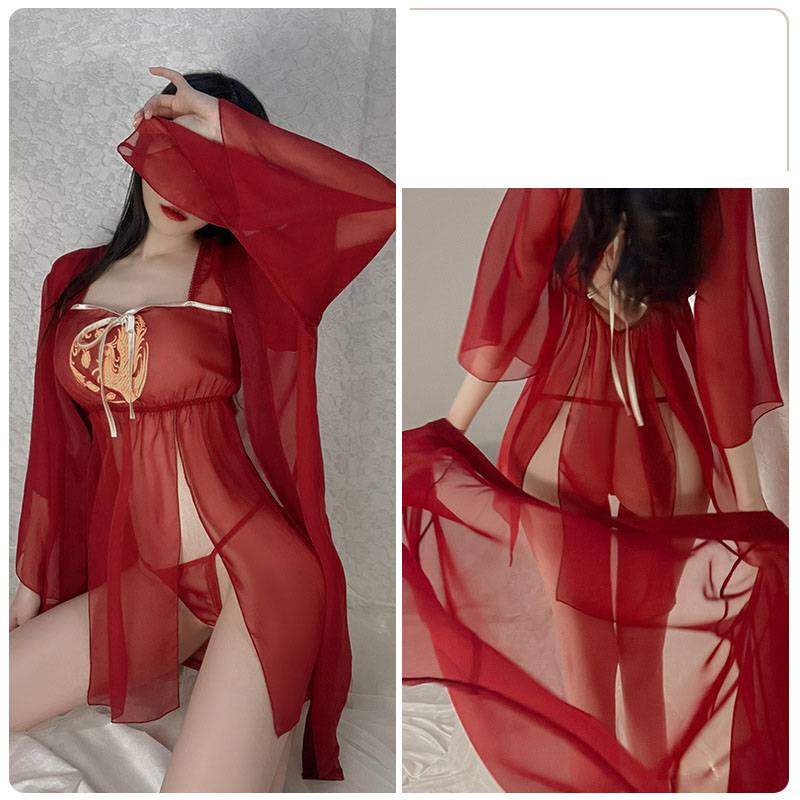 Bộ Đồ Ngủ Phong Cách Hán Phục Quyến Rũ Cho Nữ | BigBuy360 - bigbuy360.vn