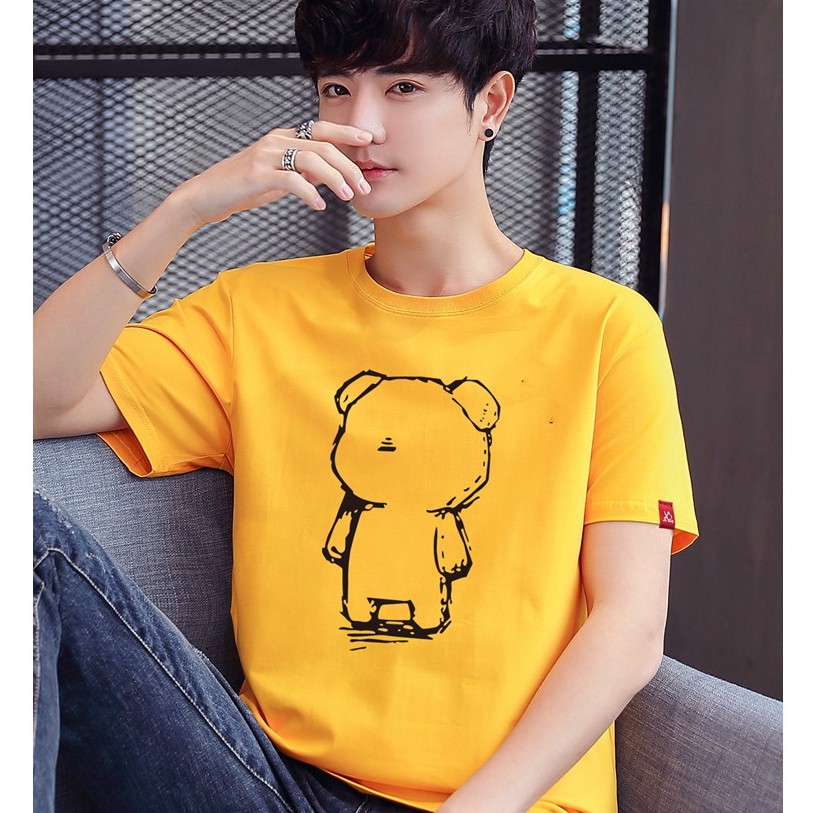Áo thun nam nữ form rộng tay lỡ  dáng UNISEX  in hình gấu Teddy nhiều màu sắc trẻ trung năng động