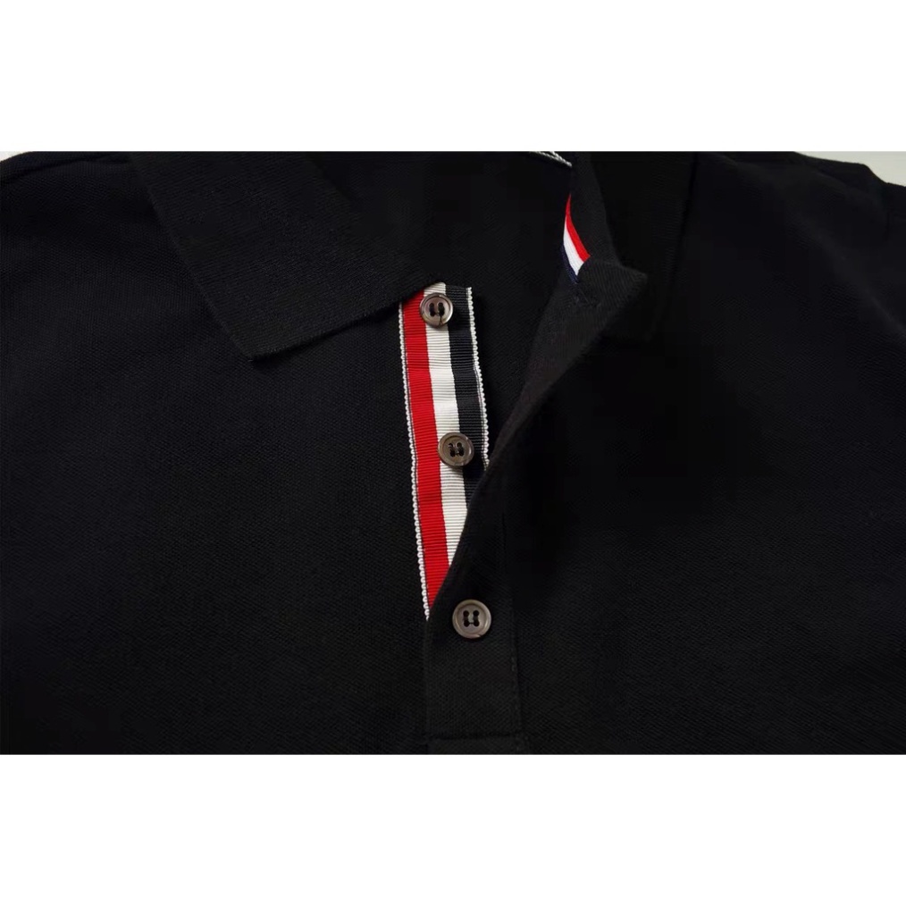 New 2022 Aó polo thom nam nữ vạch tay cao cấp vải cá sấu cotton phong cách trẻ trung