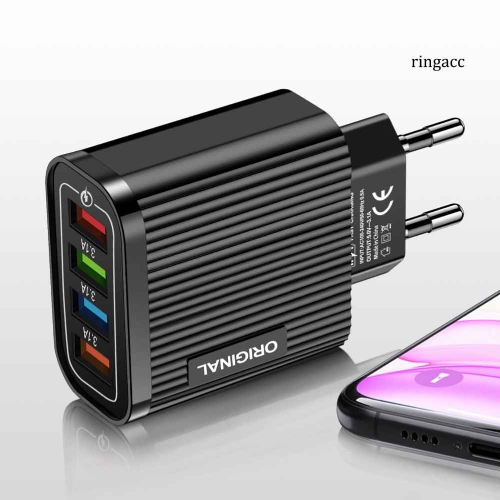 Cốc Sạc Nhanh 48w Qc 3.0 4 Cổng Usb