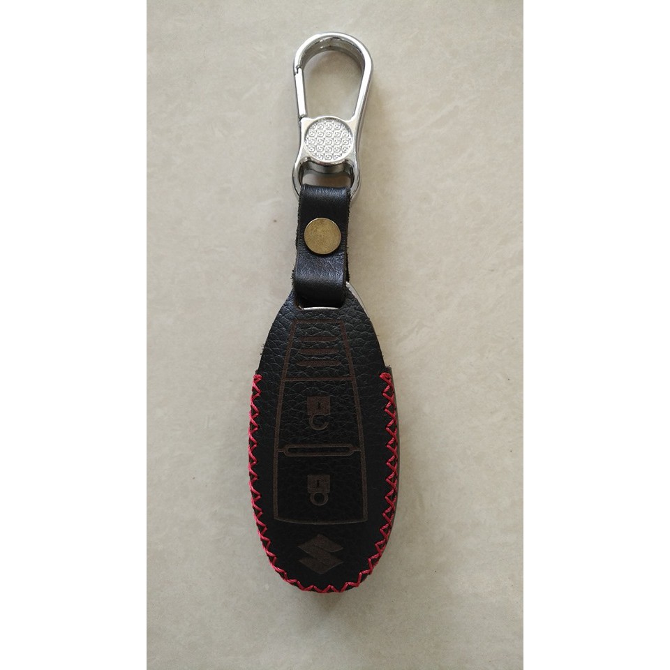 [DA BÒ HANDMADE] BAO DA CHÌA KHÓA SMARTKEYS XE SUZUKI SWIFT, ERTIGA, CIAZ,... DA BÒ TỰ NHIÊN, RẤT NHIỀU MÀU SẮC..