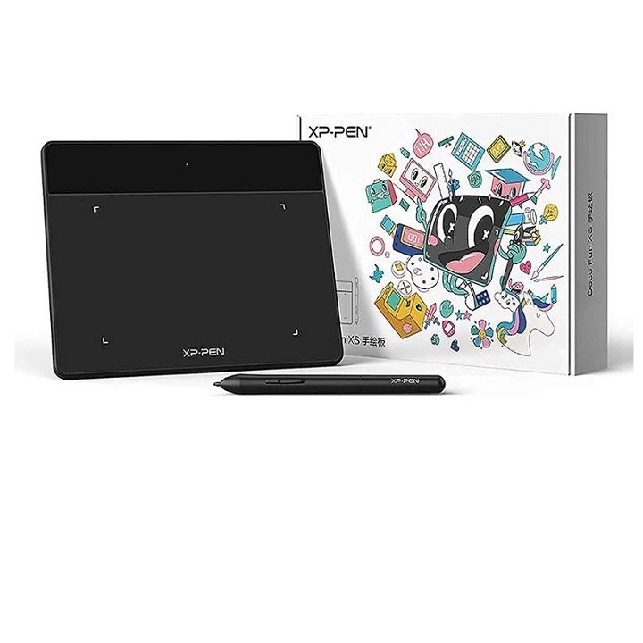 Bảng Vẽ Điện Tử Siêu Mỏng XP-Pen Deco Fun XS, chuyên dụng cho thiết kế đồ họa - Hàng chính hãng