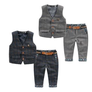 Set gile + quần bé trai