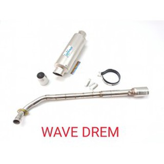 pô xe wave leovince trắng