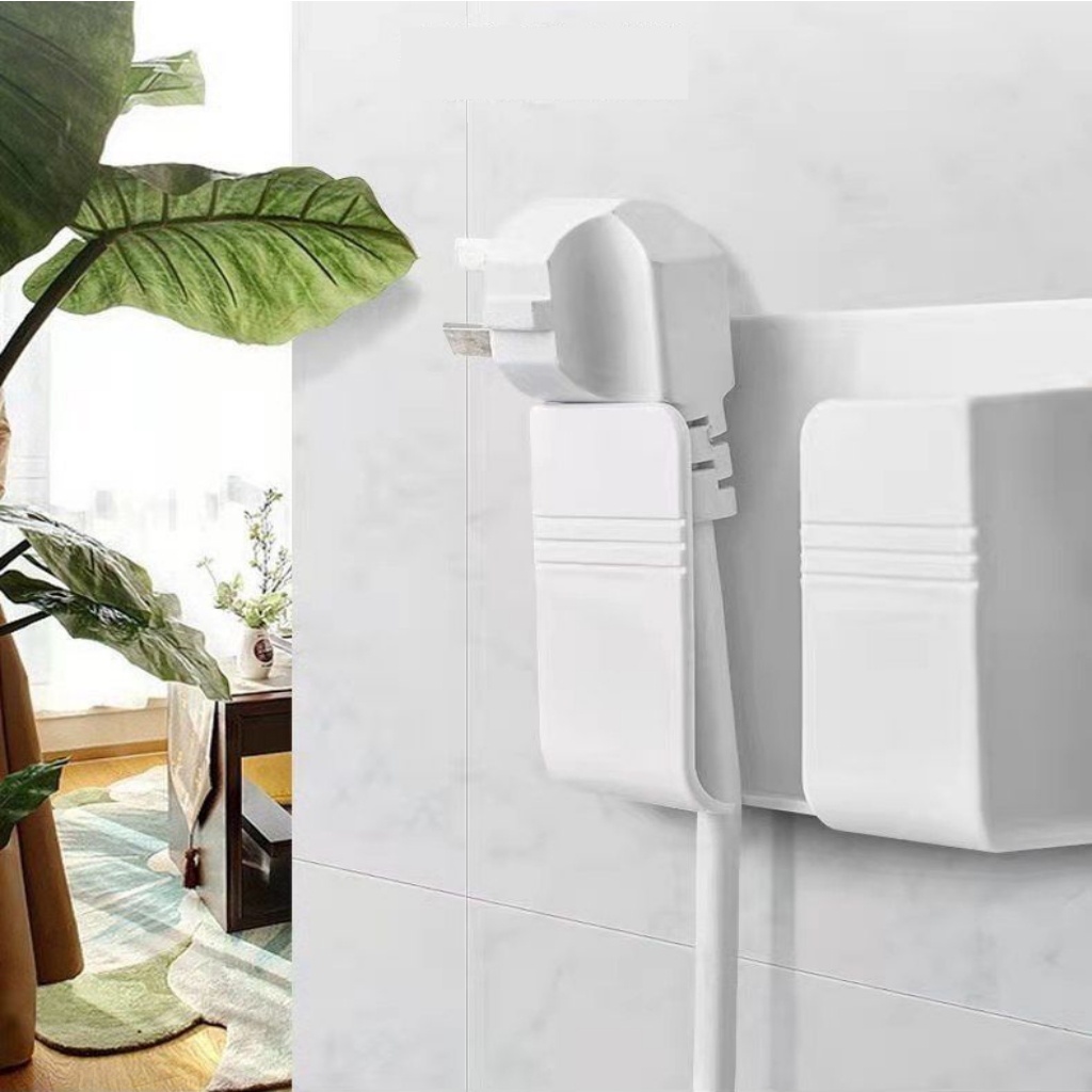 Giá đỡ điện thoại dán tường, kệ để remote, dây sạc, đồ dùng - KYWI SHOP