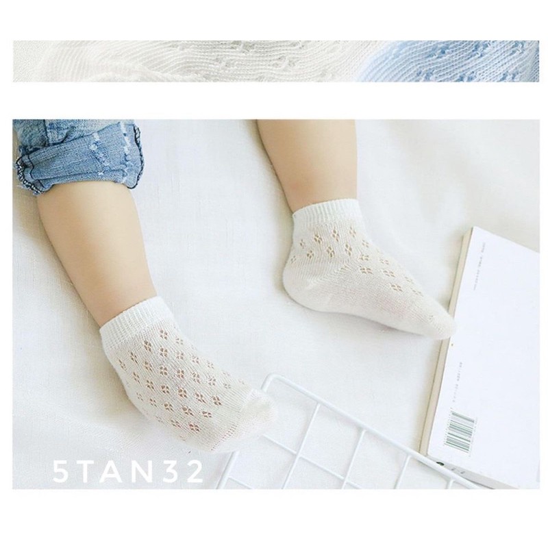 Set 5 đôi tất lưới cho bé 5TAN32 frsz 0-1 tuổi
