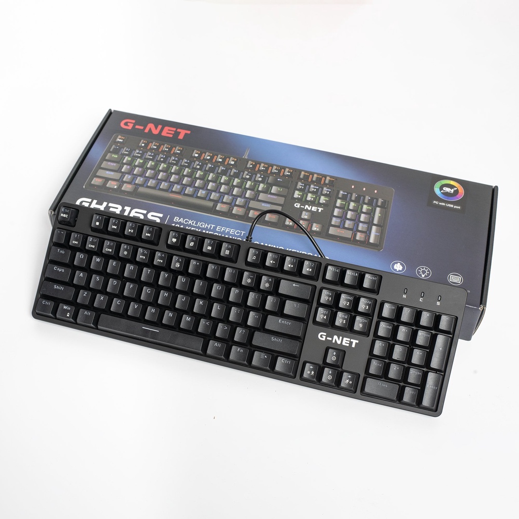 Bàn Phím Cơ GNET GK316S Blue Switch - Thay Nóng Được Switch Và Cover