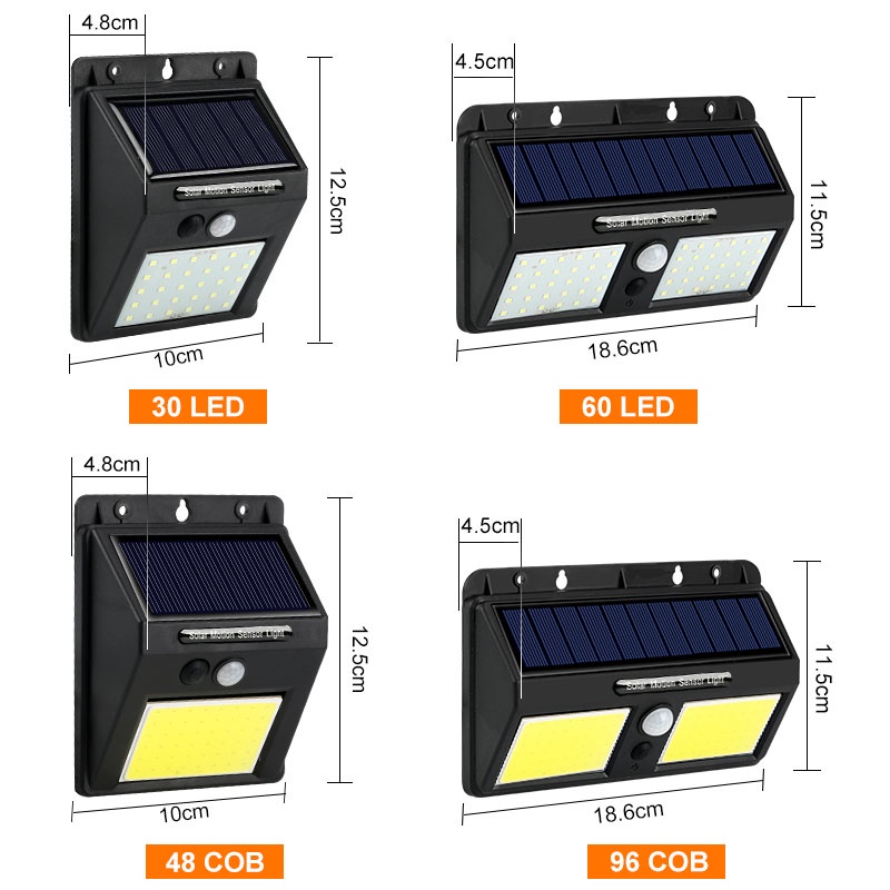 Đèn Chạy Bằng Năng Lượng Mặt Trời - Đèn Led Cảm Biến Tự Ngắt