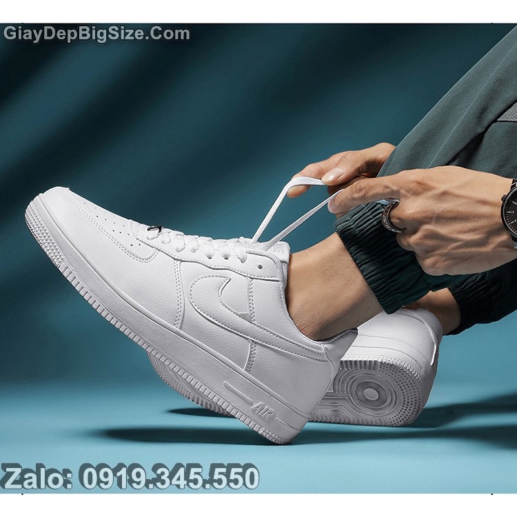 Giày sneaker da bò giày thể thao big size cỡ lớn EU:45-46 cho nam chân to