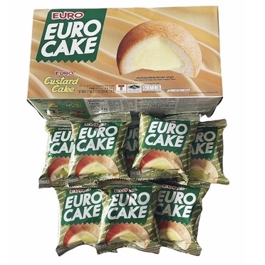 Bánh trứng euro cake thái lan custard hộp 12 cái