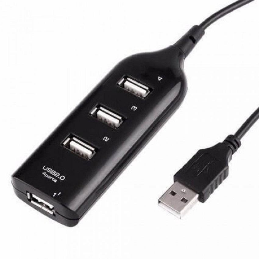 Hub usb hình ổ điện 1 ra 4 (Đen) + Tặng 1 lót chuột -dc247