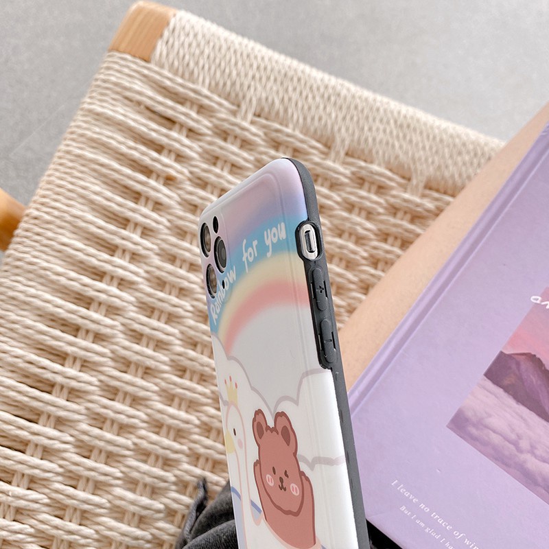 Ốp lưng iphone Bear Rabbit Duck IMD 6/6plus/6s/6s plus/6/7plus/8plus/x/xs/xsmax/11/11pro/11 promax DT06- Dino Case