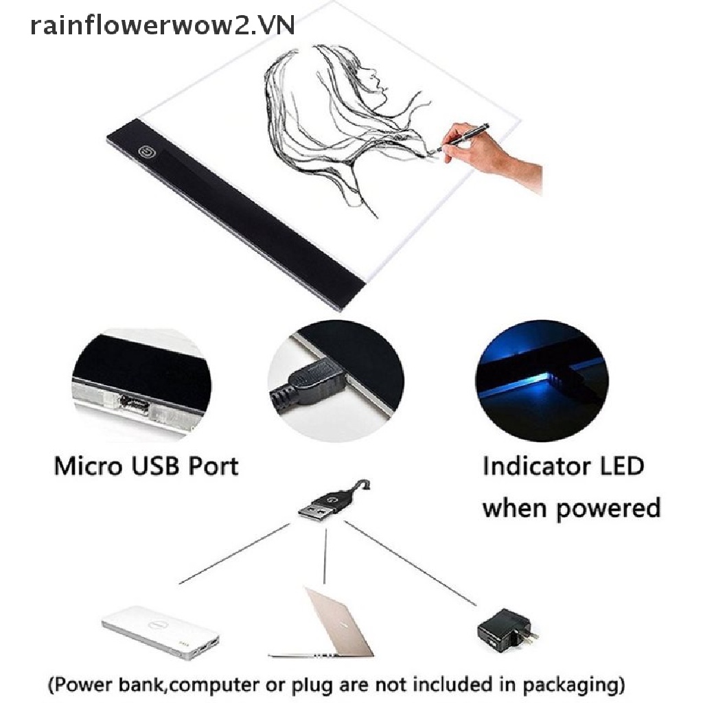 Tấm Đệm Đèn LED Dùng Làm Tranh Đính Đá Có Thể Điều Chỉnh Độ Sáng