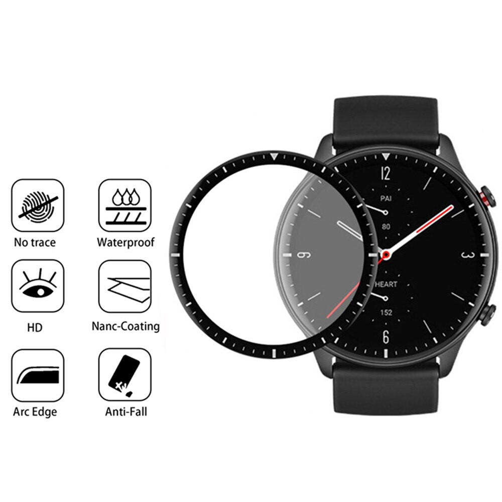 Dán Màn Hình Cường Lực Amazfit GTR 2 3D Dẻo Full Màn