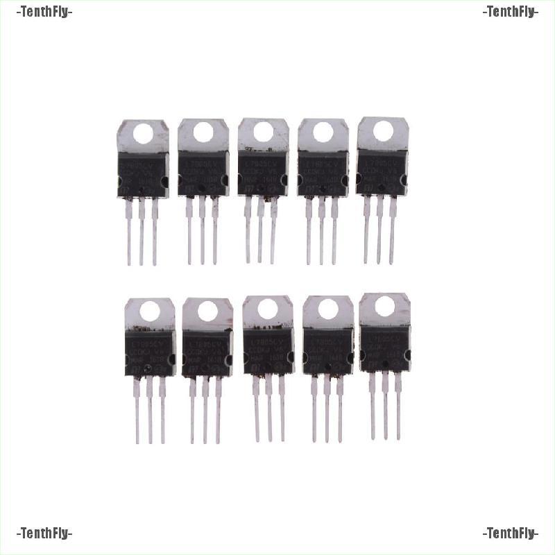 Bộ 10 Linh Kiện Điện Tử Ic L7805Cv L7805 To-220 Chất Lượng Cao