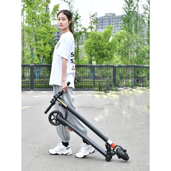 Xe Scooter điện người lớn có thể gấp gọn thanh thiếu niên nam nữ đi làm đi học tiện lợi - Xe Scooter gấp gọn cao cấp