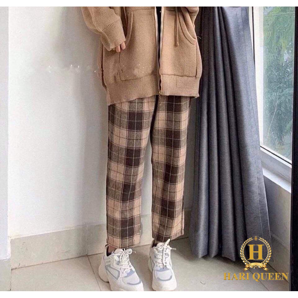 [Mã FAMAYWA giảm 10K đơn 50K] Quần kẻ ống suông HSU0320 | BigBuy360 - bigbuy360.vn