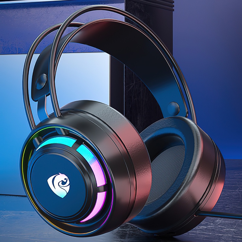 Tai Nghe PSH-300 Led RGB Gaming Headset jack USB tiện lợi cho máy tính điện thoại máy tính bảng