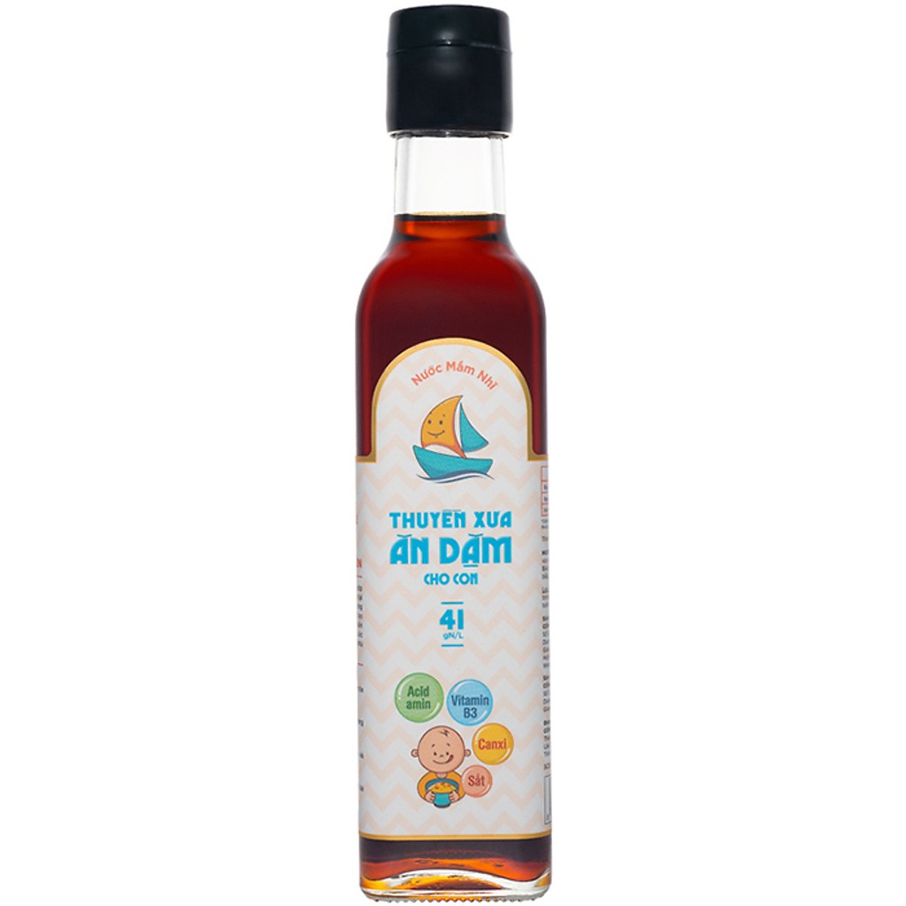 Nước Mắm Nhĩ Ăn Dặm Cho Bé Thuyền Xưa 65ML