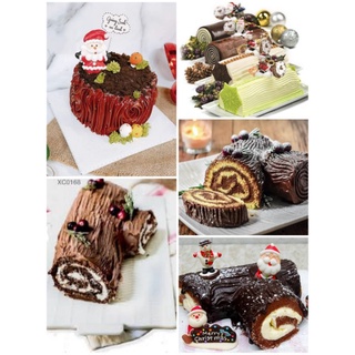 Bánh kem khúc cây Noel, giáng sinh