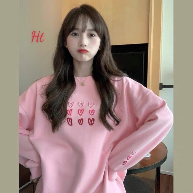 Áo sweater 9 tim nhỏ H2A