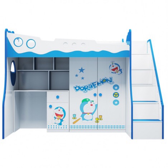 Giường tầng 3 trong 1 Doremon