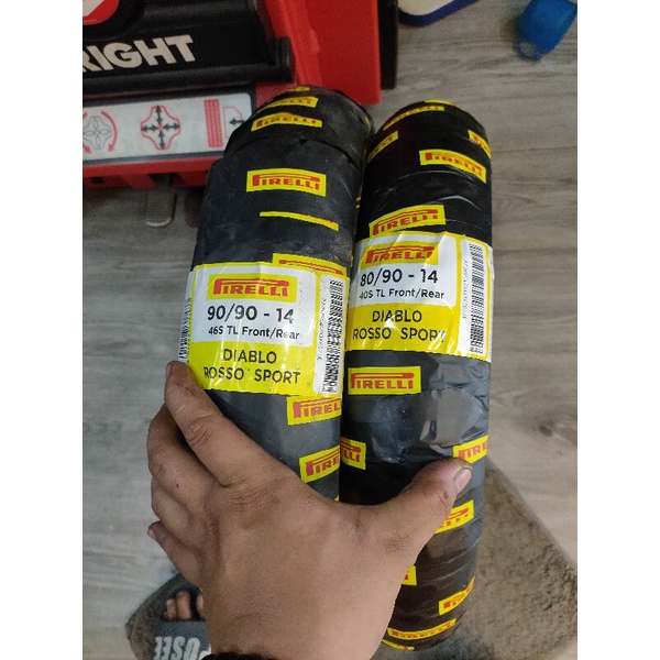 Vỏ pirelli 80/ 90 14 cặp xe tay ga
