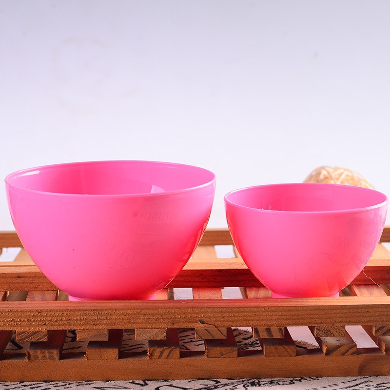 Bát Nhựa Dẻo Loại Dày Chén Nhựa Trộn Mặt Nạ Bát Nhựa Chơi Đồ Hàng Trẻ Em