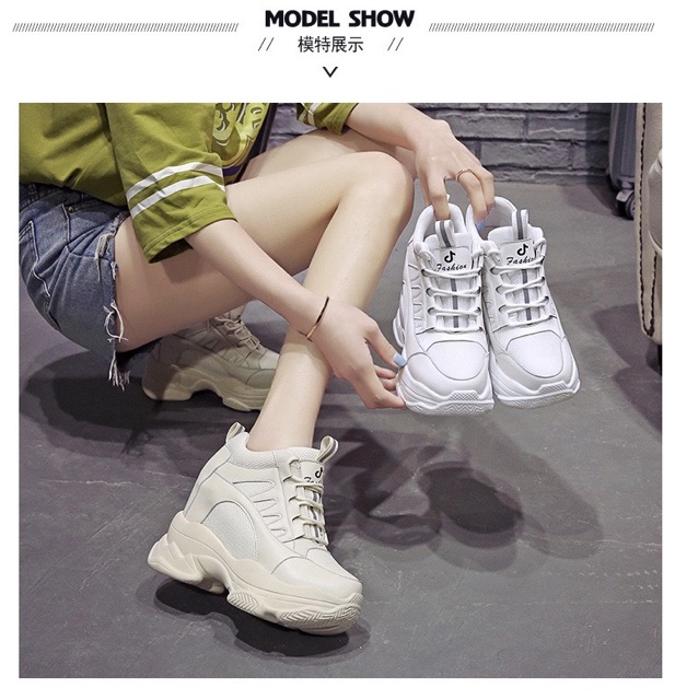 (GIÀY ODER) Giày thể thao thời trang độn đế 11cm | BigBuy360 - bigbuy360.vn