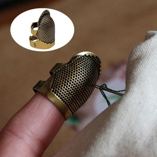 Thimbles,Retro Finger Shield Protector Fingertip Thimble Pin Needles Partner Thimbles for Sewing