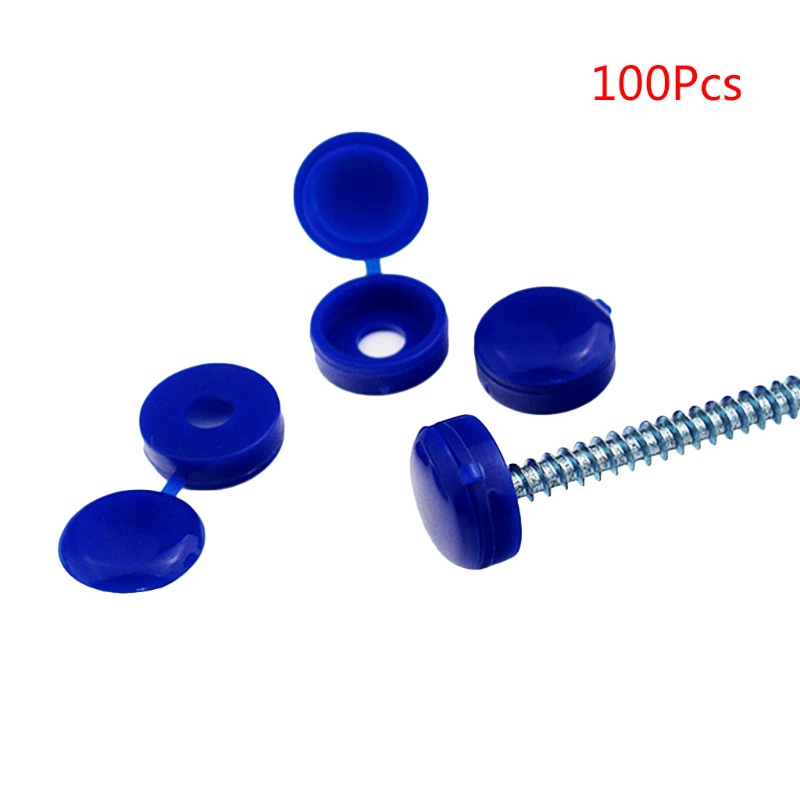 Set 100 Nắp Vít M6 Bằng Nhựa Trang Trí Đa Năng Tiện Dụng