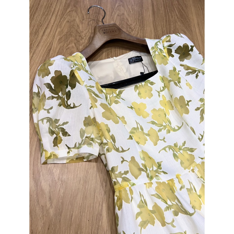 Đầm T.O.P.S.H.O.P Hoa Vàng - Hàng xuất dư 100%