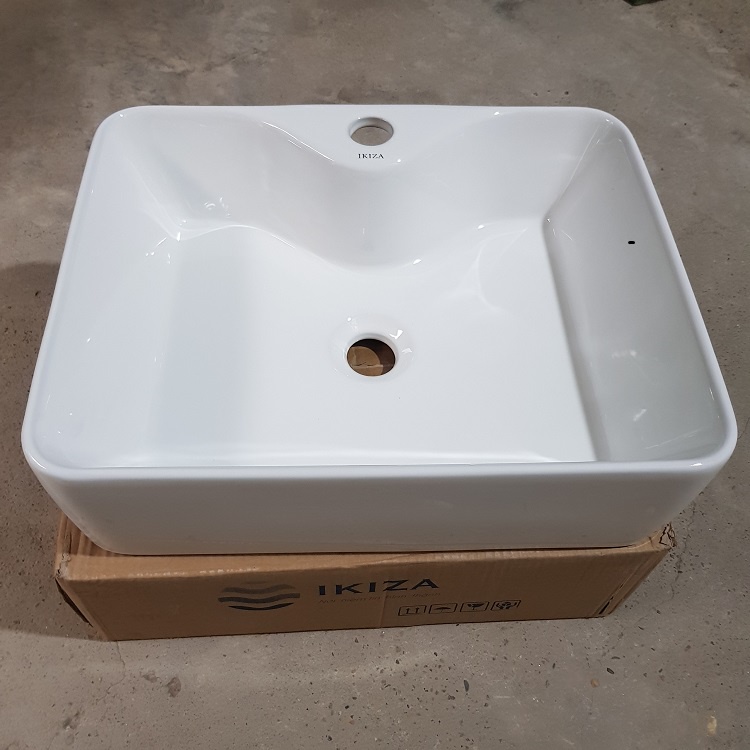 Chậu rửa mặt rửa tay lavabo đặt bàn đá TBVS89 - hàng chính hãng bảo hành 10 năm