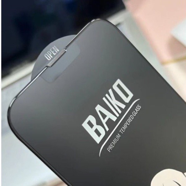 SIÊU PHẨM TRÌNH LÀNGKính Cường lực iphone baiko kinhkong có màng loa bảo vệ