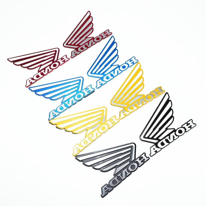 xe máy tem logo cánh chim honda wings Biểu tượng Bình xăng bằng nhôm