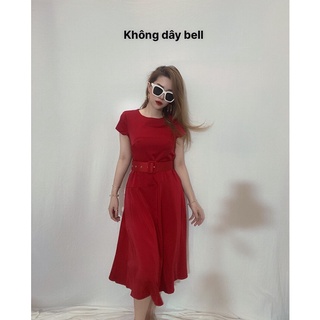 Đầm Lụa BIX 2 Lớp - 3716 (Không kèm belt)