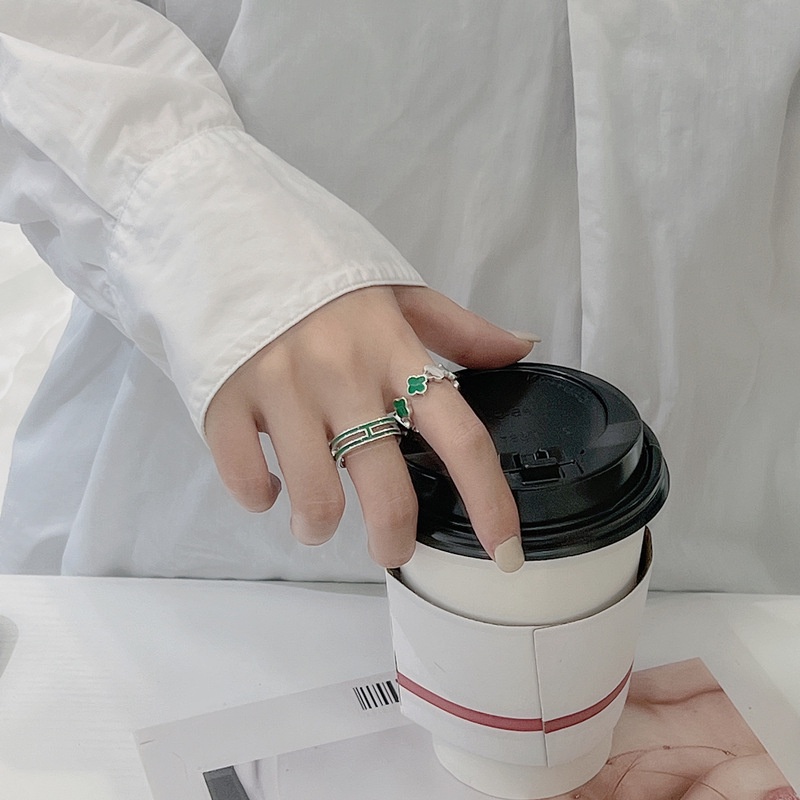 Hàng Mới Về [Hàng Mới Về] Nhẫn Đơn Họa Tiết Quả Bơ Thời Trang Phong Cách Hàn Quốc