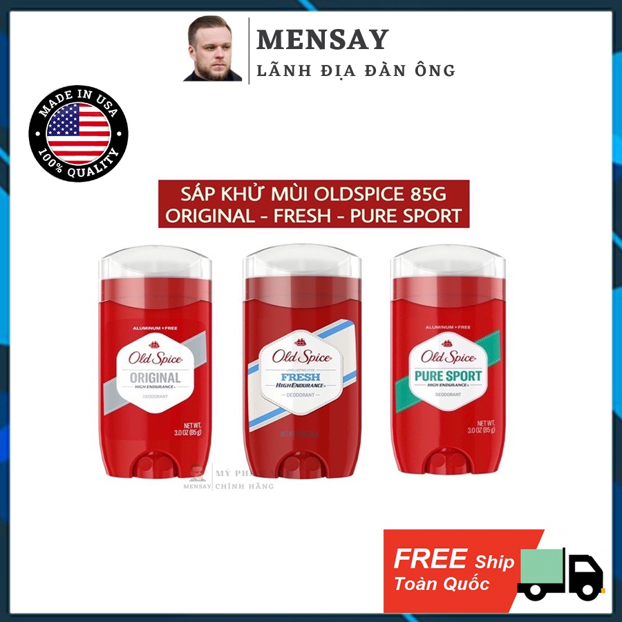 [Mã COSDAY - 50k đơn 250k] Lăn khử mùi cao cấp Old Spice - hàng nhập khẩu Mỹ