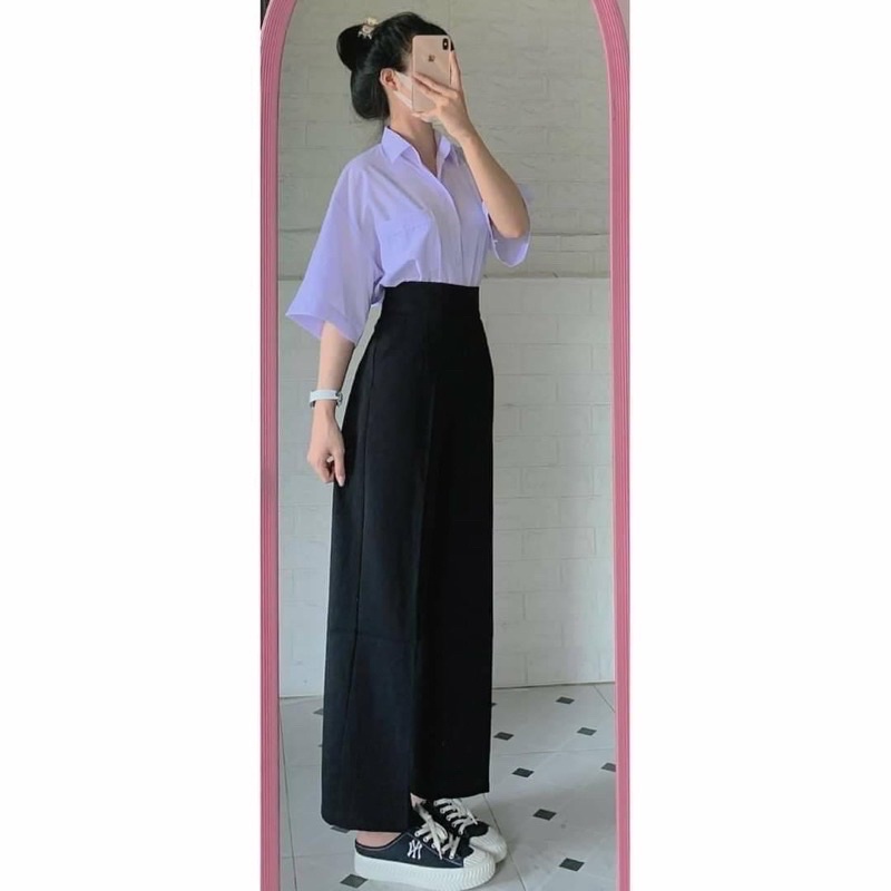 Bộ quần xuông ông rộng giá rẻ