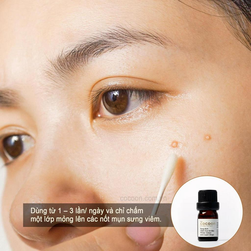 Dung Dịch Chấm Mụn Bí Đao Cocoon - Hỗ Trợ Giảm Mụn, Sạch Mụn The Cocoon Winter Melon Acne Super Drops 5ml