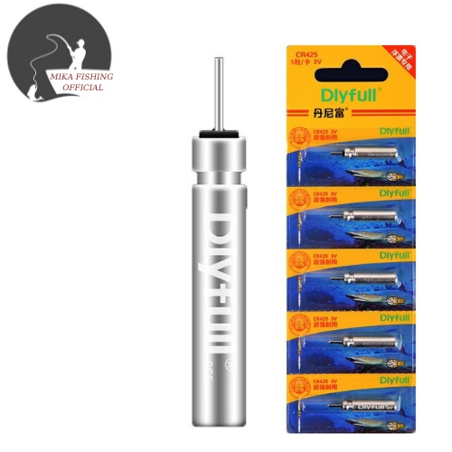 Pin Điện Tử Dlyfull CR-425  Chuyên lắp phao câu đài câu đêm PIN-CR-425