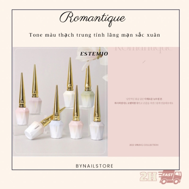 Sơn thạch oxygen gel cao cấp Hàn Quốc tách lẻ collection Romantique (1pcs)
