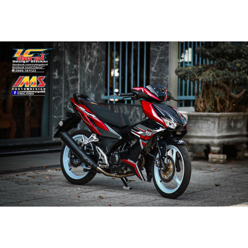 Tem rời Winner X đỏ đen Rs 150 , tem 3 lớp cao cấp không bày màu