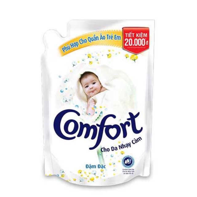 Nước xả vải comfort đậm đặc cho da nhạy cảm ( túi 1.6L )