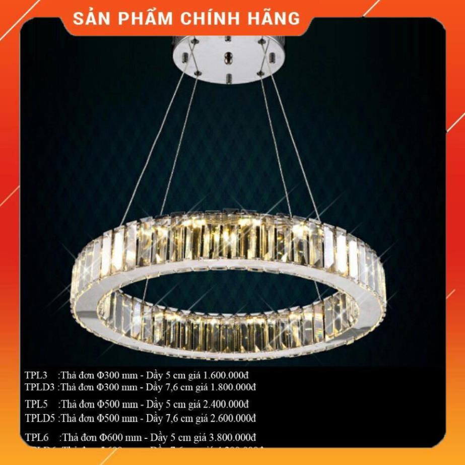 Đèn thả 1 vòng pha lê