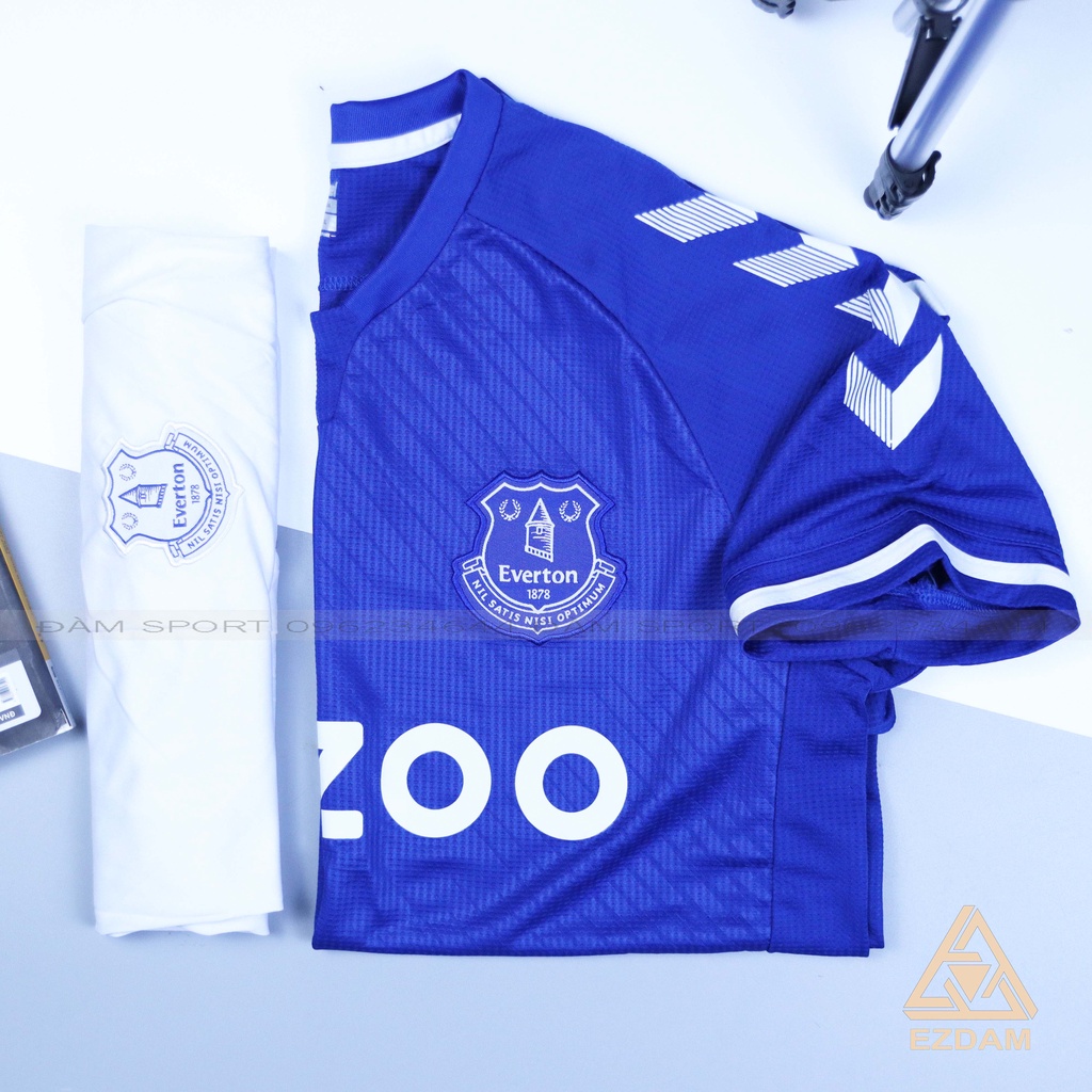 Áo Bóng Đá Everton Xanh Dương Ngắn Tay Sân Nhà 20/21 - Áo Đá Banh Hàng Thái Đẹp