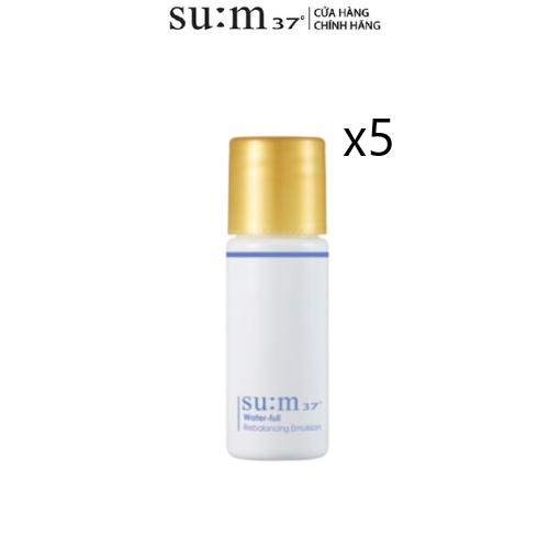 [HB Gift] Combo 5 Sữa dưỡng dạng gel cấp ẩm sâu cho làn da cạn kiệt nước su:m37 Water-full Rebalancing Gel emulsion
