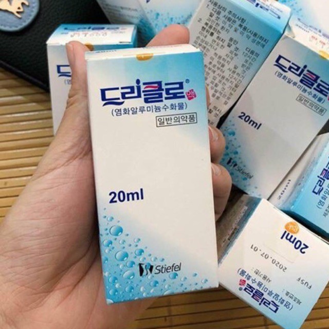 Lăn Khử Mùi Driclor Hàn Quốc 20ml - Ngăn Tiết Mồ Hôi và Khử Mùi Hiệu Quả
