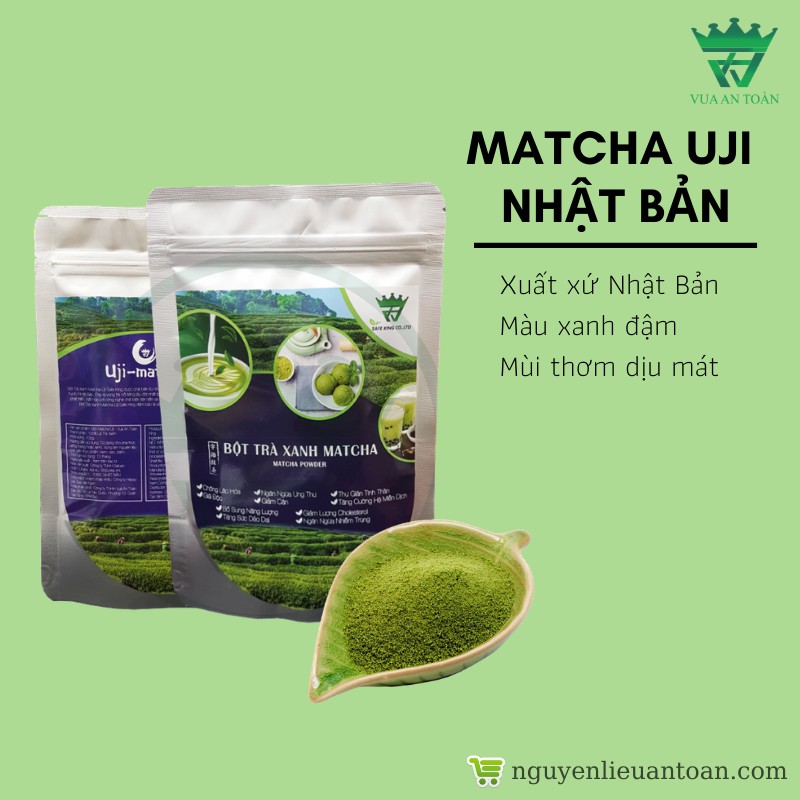 Bột Matcha Trà Xanh Uji Nhật Bản 100gram